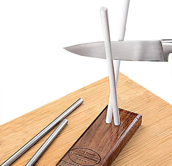 ceramic knife sharpening rods