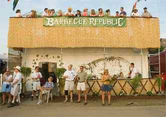 People at the Barbecue Republic