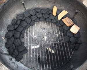 the fuse method of lighting charcoal